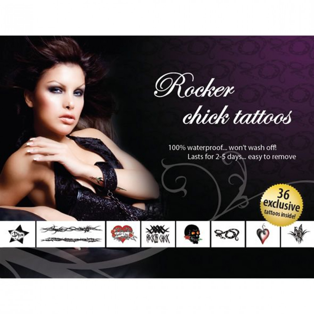 Интимные украшения - Tattoo Set - Rocker Chick