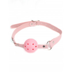 Кляп-шарик на ремешке Star Night, розовый, One Size