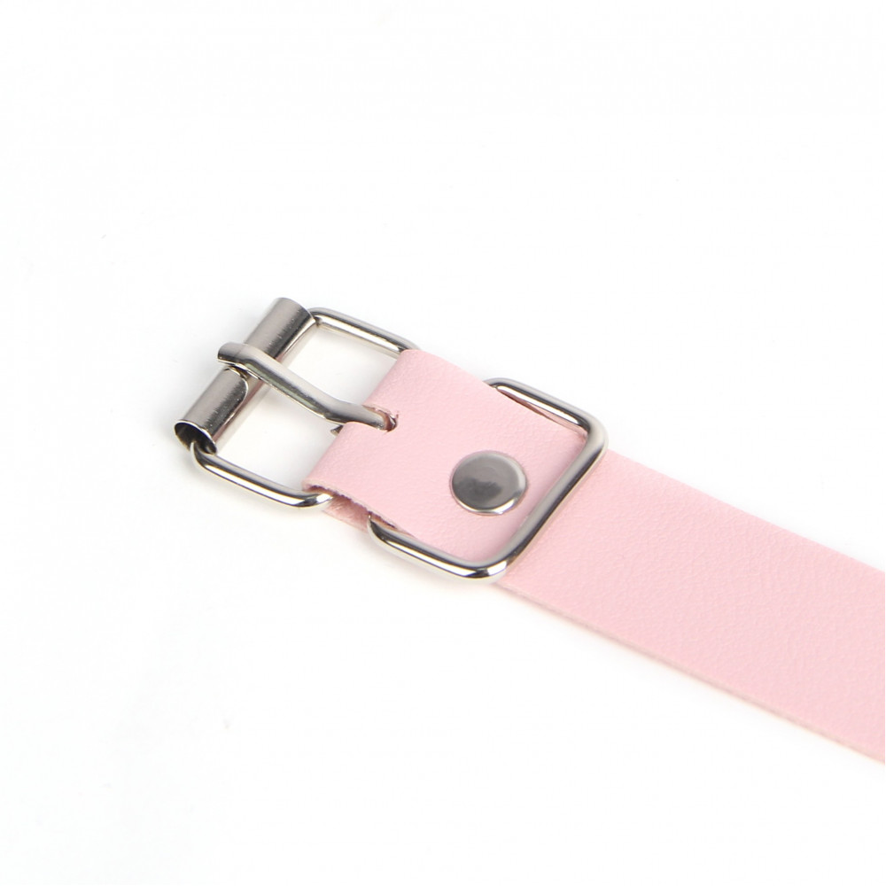 Повязки на глаза, кляпы, зажимы - Кляп-шарик на ремешке Star Night, розовый, One Size 3