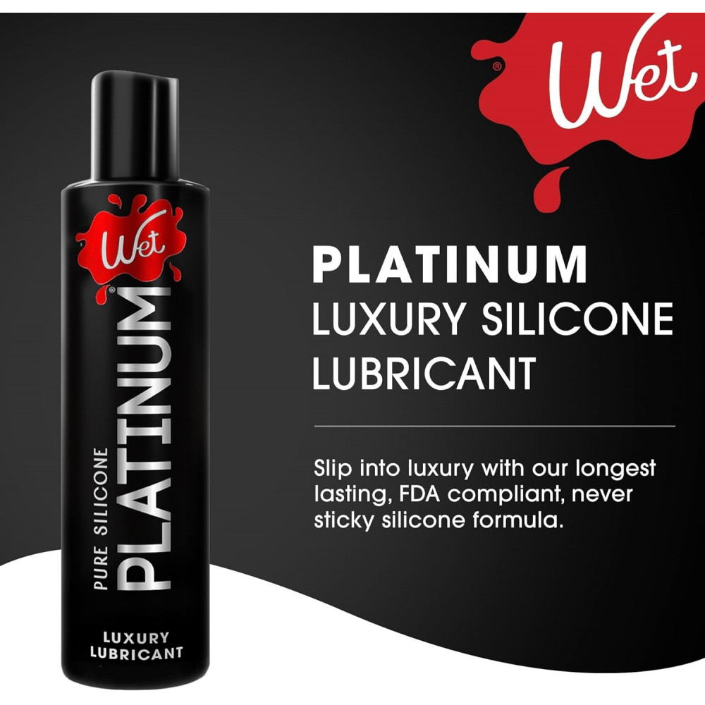  - Лубрикант на силіконовій основі WET Platinum Premium, 89 мл 2