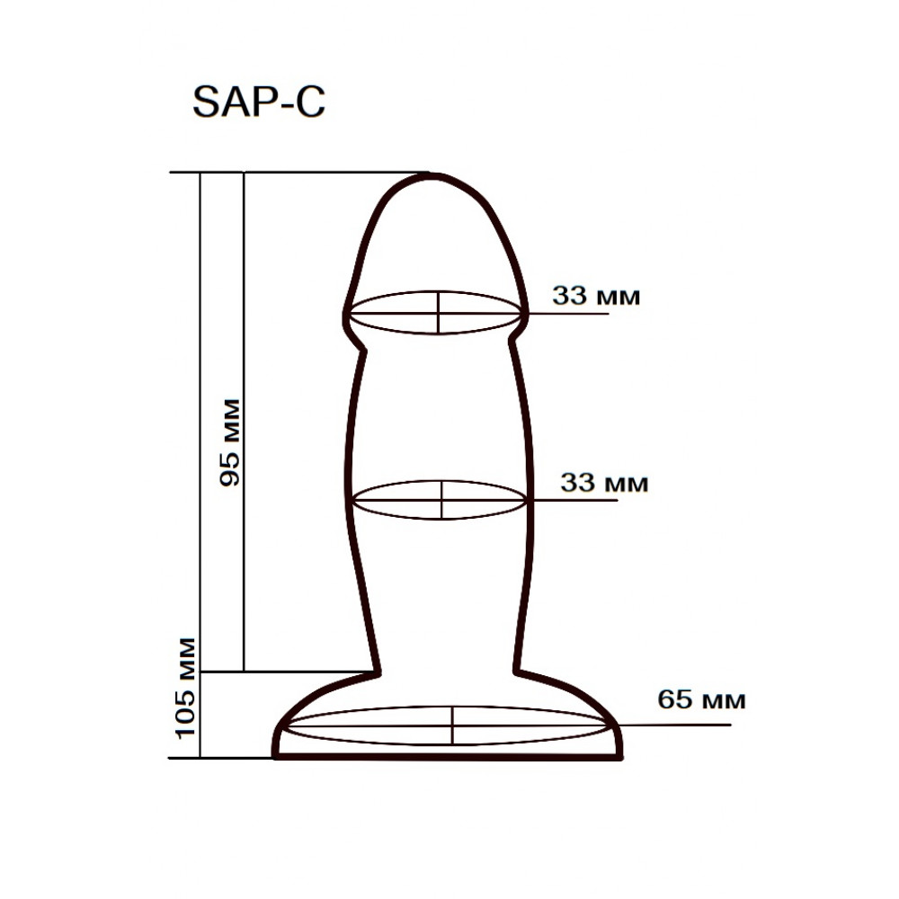 - Маленький фаллоимитатор на присоске OYO SAP-C (длина 10.5 см, диаметр 3.3 см) 4