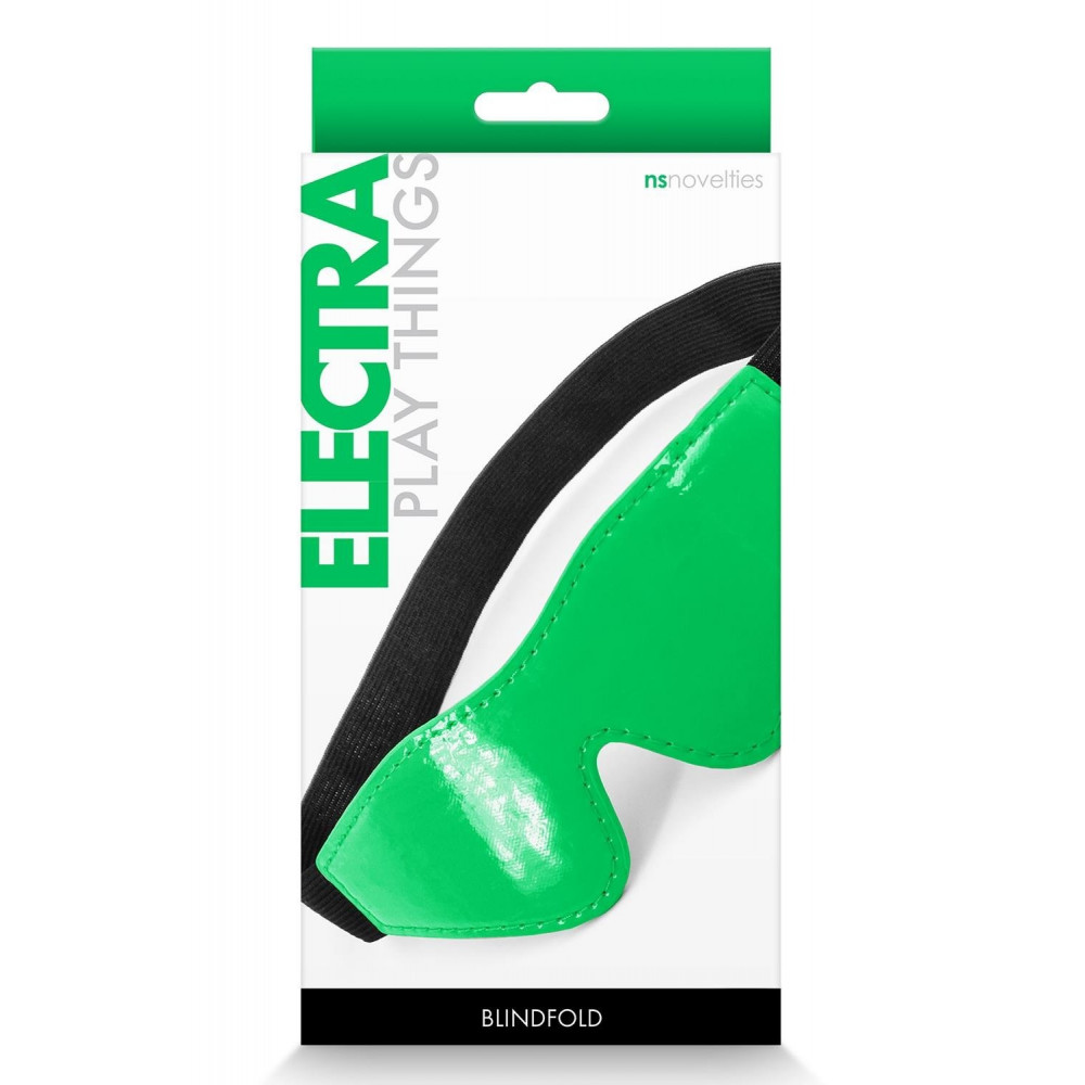  - Маска на очі NS Novelties ELECTRA BLINDFOLD GREEN