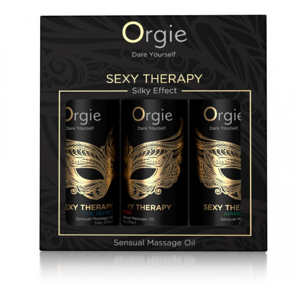 Для массажа - Набор массажных масел Orgie Sexy Therapy, 3x30 мл
