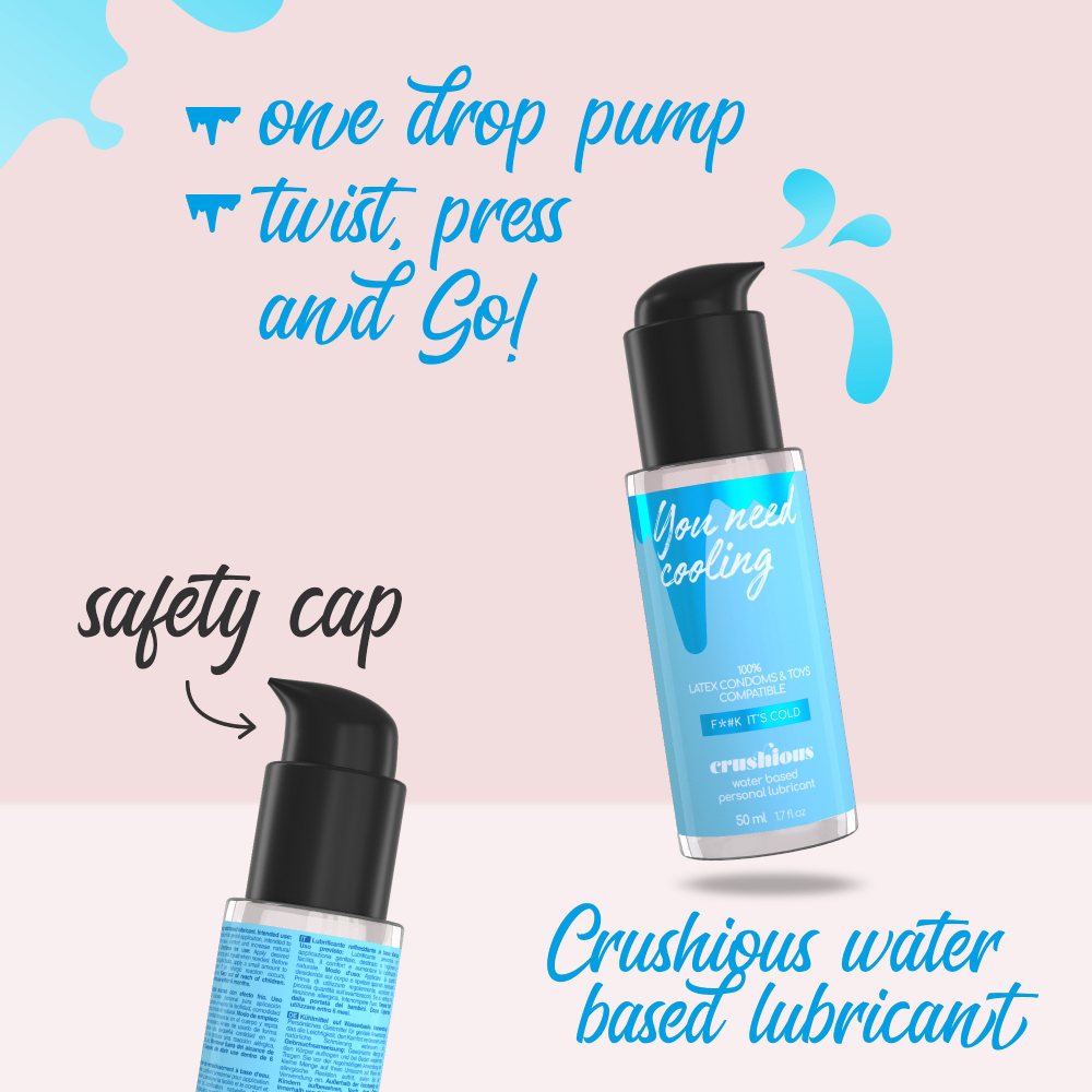 Смазки на водной основе - Охлаждающий лубрикант на водной основе Crushious Your Need Cooling, 50 мл 6