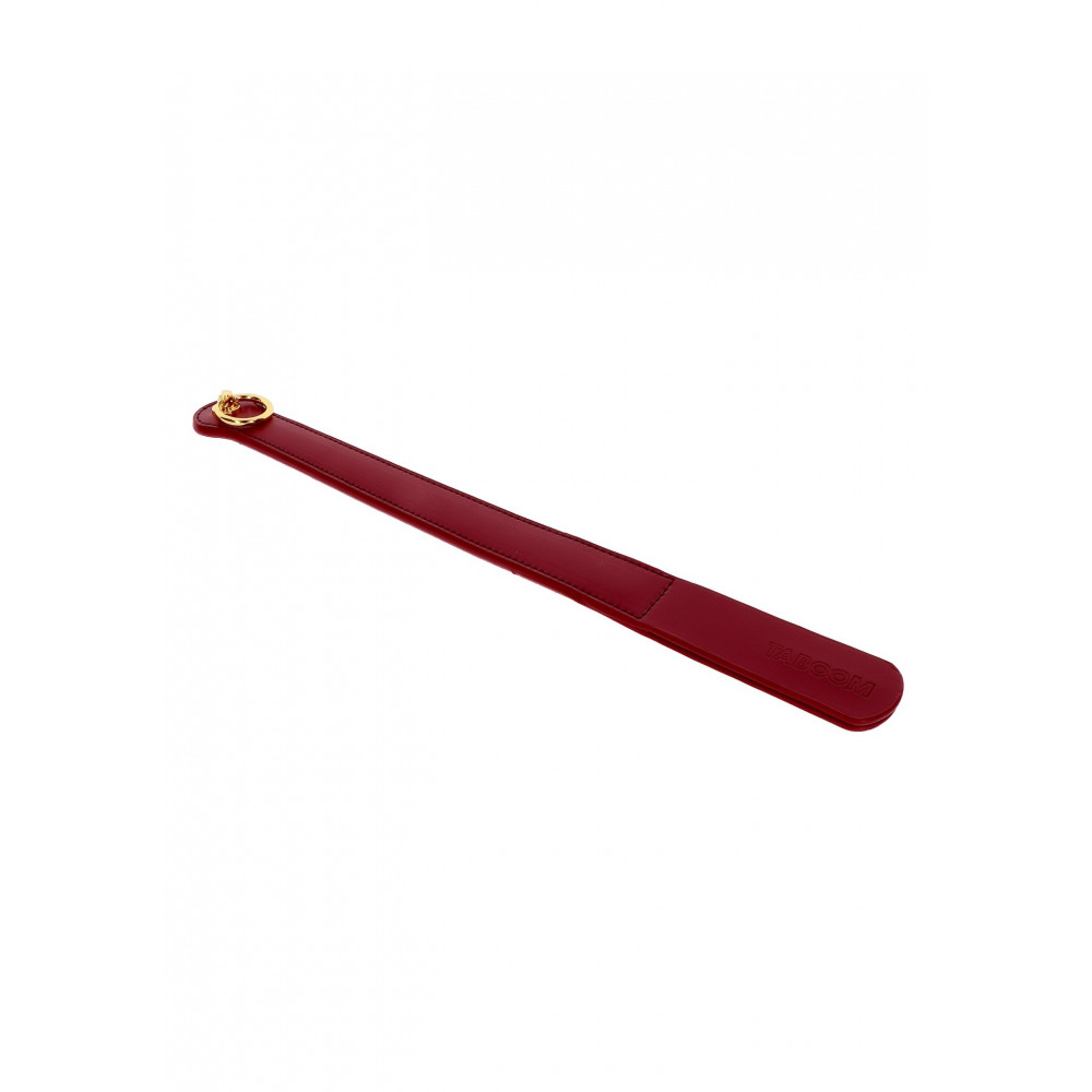 БДСМ игрушки - Паддл с раздвоенным наконечником Taboom красный, 42 см 2