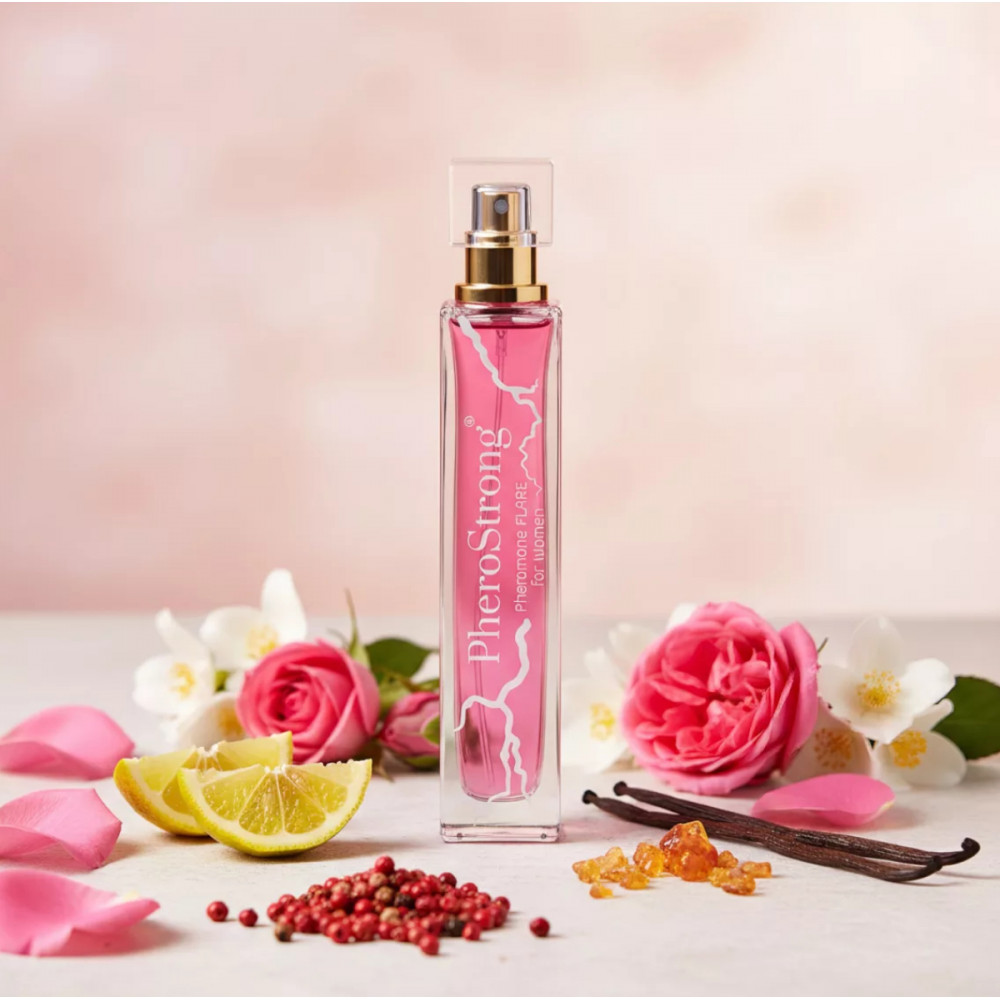Парфюмы с феромонами - Парфюм с феромонами для женщин PheroStrong Flare, 50 мл 1