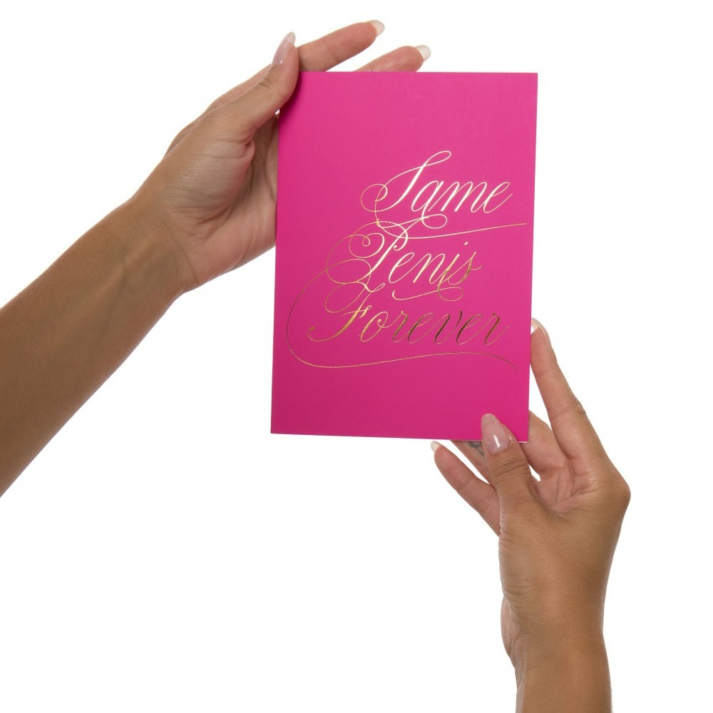 Лубриканты - Подарочная открытка с набором Сашетов и Конверт Kama Sutra Same Penis Forever клубничка 5