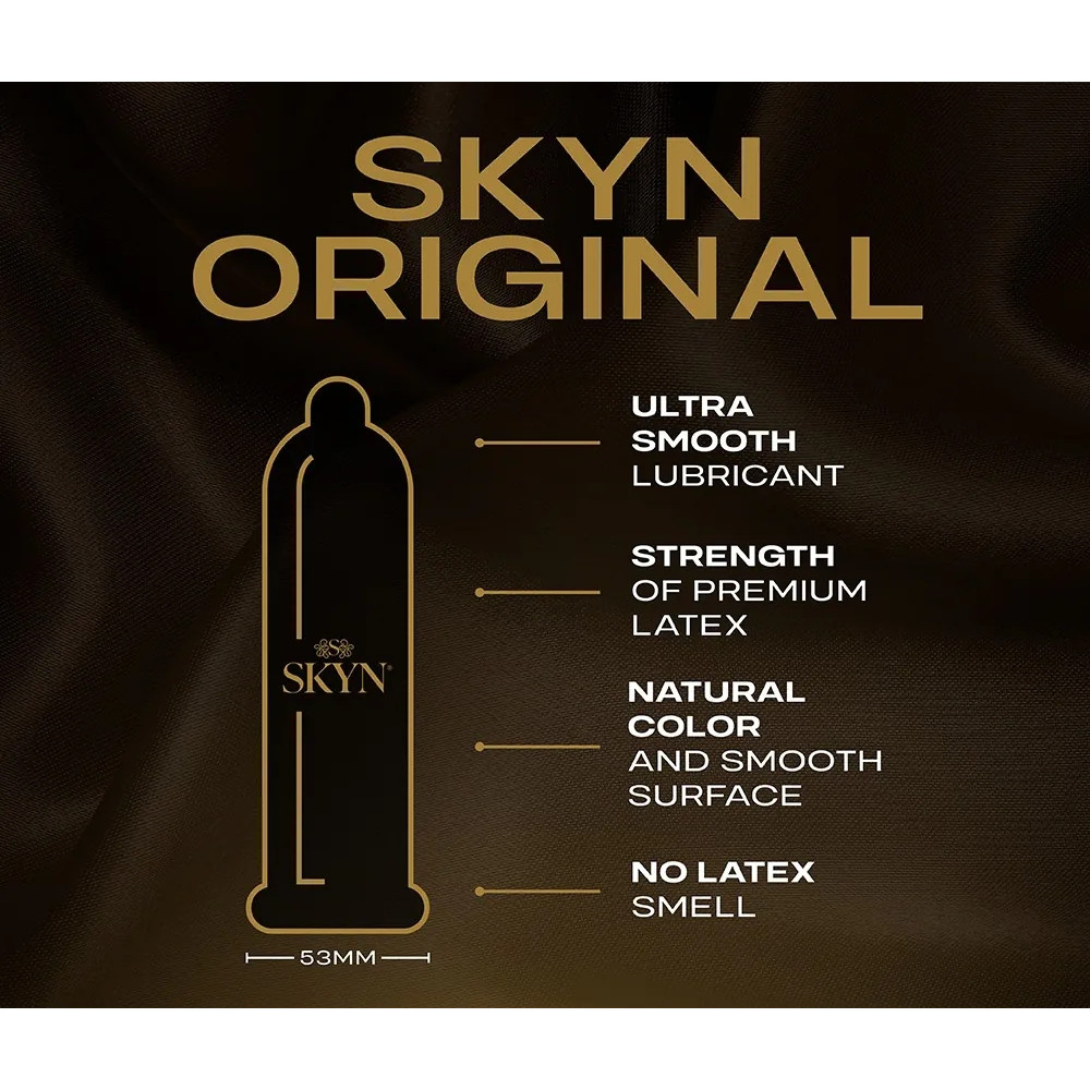 Презервативи - Презервативи безлатексні (поліізопрен) Skyn ​​Original, 10 шт 1