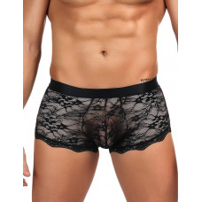 Чорні мереживні труси Star Night для чоловіків, S