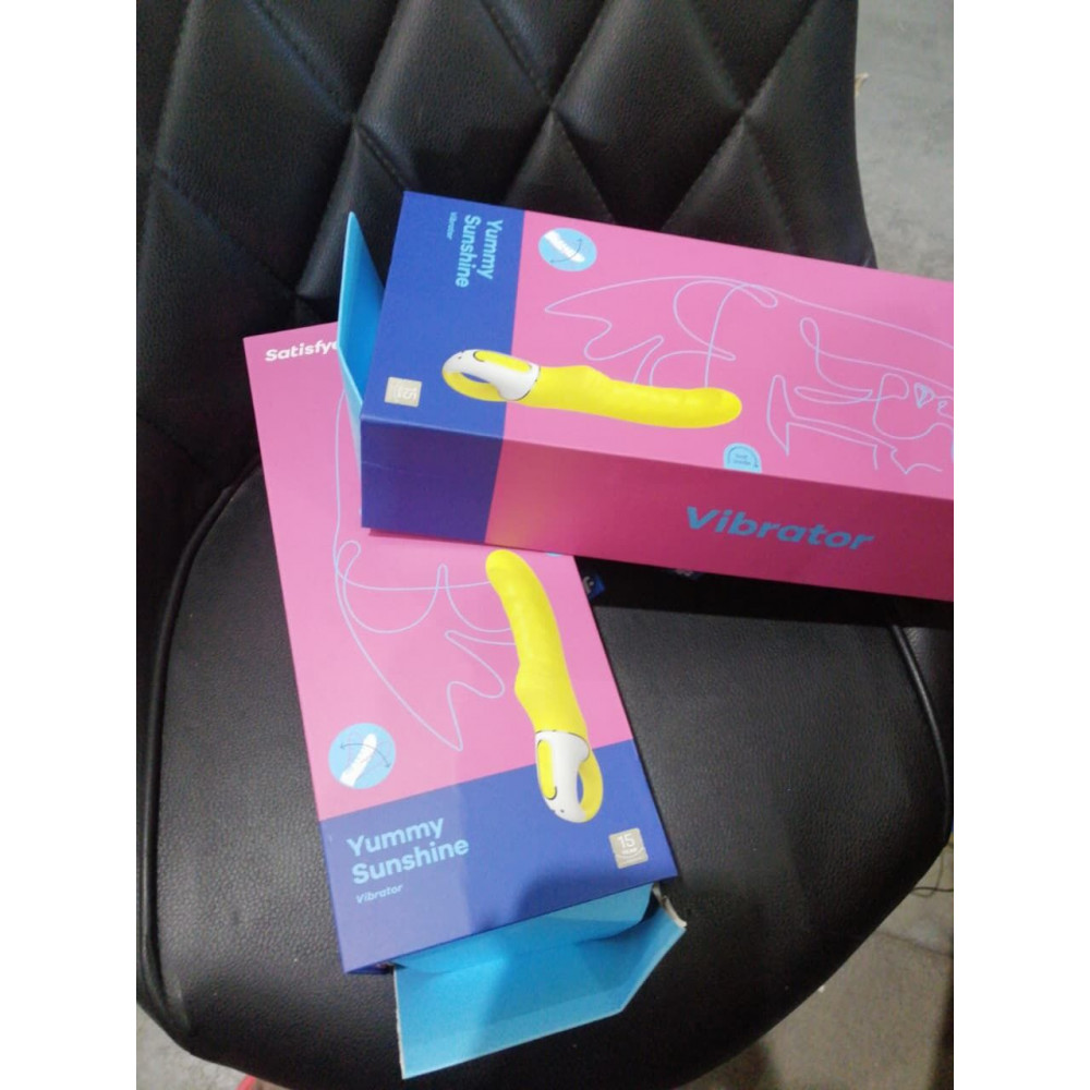 Секс игрушки - Мощный вибратор Satisfyer Vibes Yummy Sunshine (мятая упаковка!!!) 1