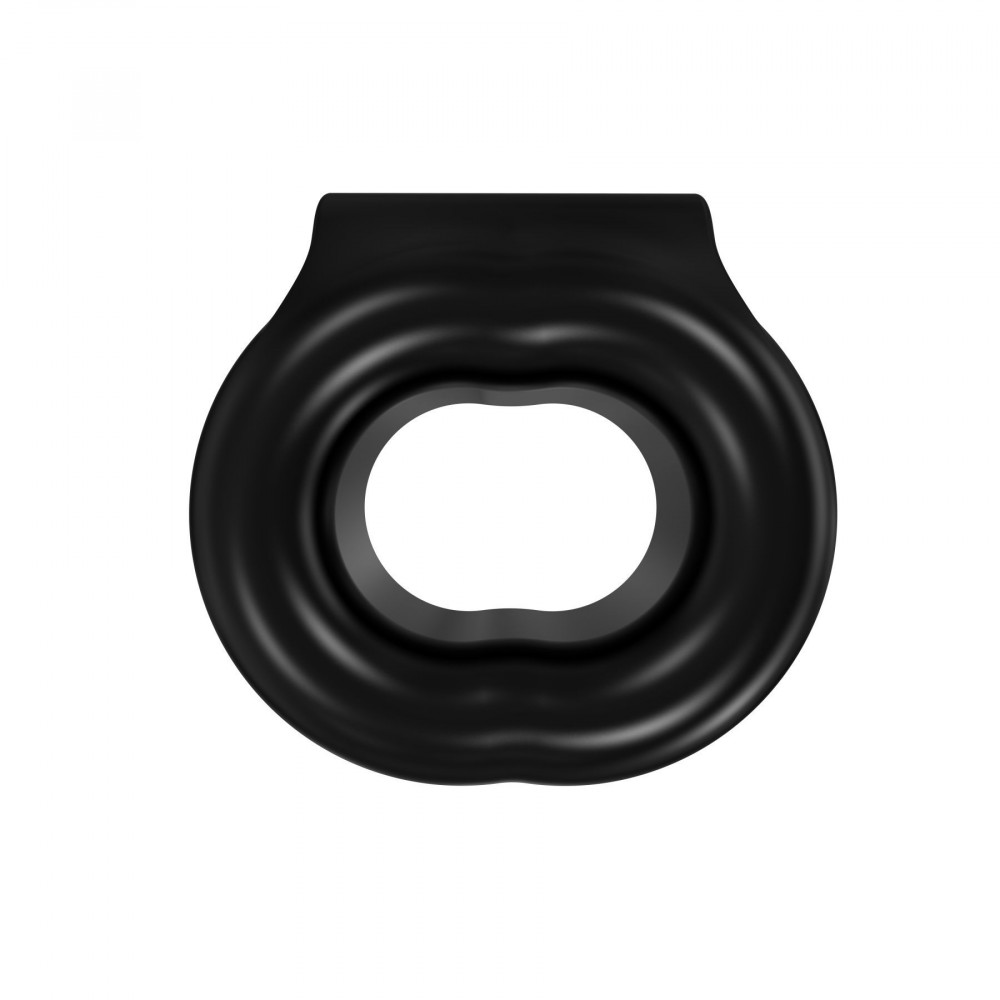 Эрекционные кольца с вибрацией - Эрекционное виброкольцо Bathmate Vibe Ring Stretch, широкое, может быть ограничителем 3