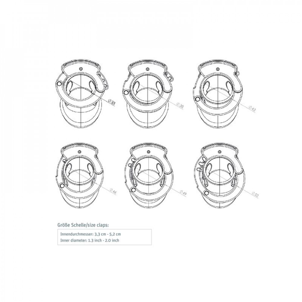 Різне - Клітка для члена з електростимуляцією Mystim Pubic Enemy No 1 - Gold Edition 6