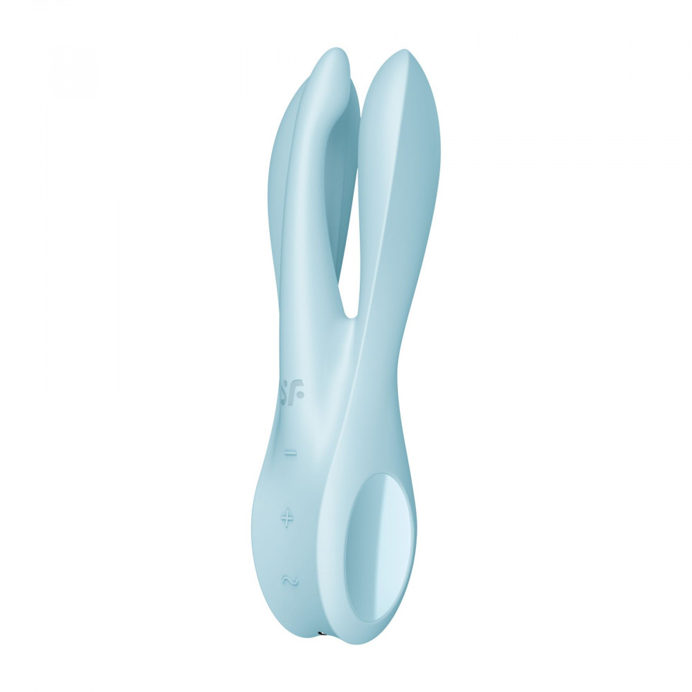 Клиторальный вибратор - Клиторальный вибратор Satisfyer Threesome 1 Light Blue 6