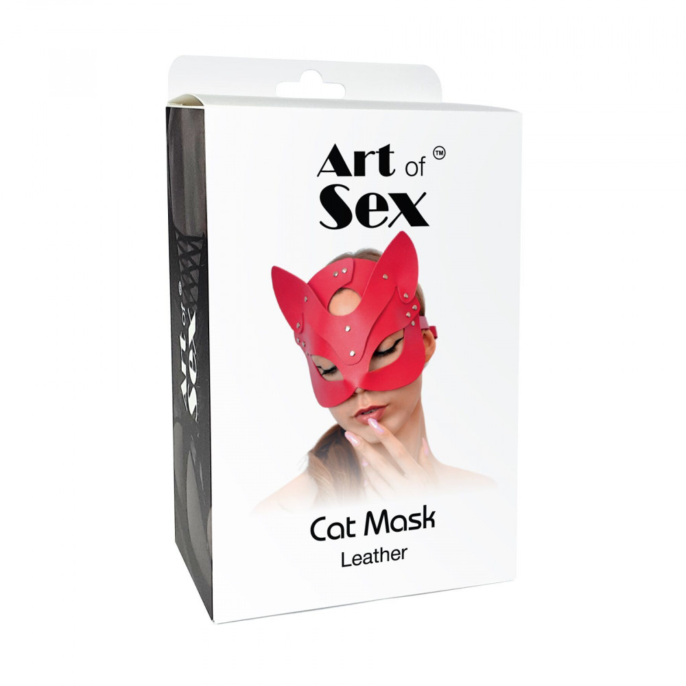 Маски - Маска Кошечки Art of Sex - Cat Mask, Красный 1