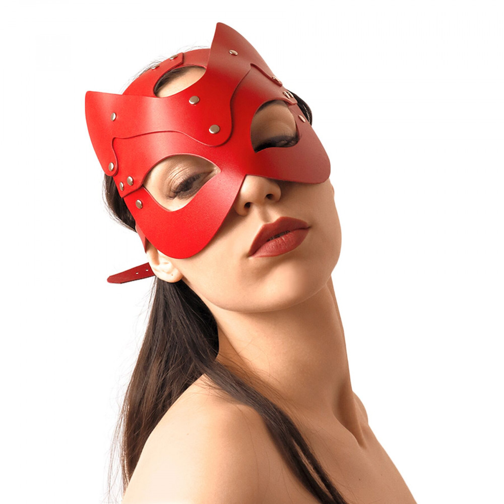 Маски - Маска Кошечки Art of Sex - Cat Mask, Красный 2