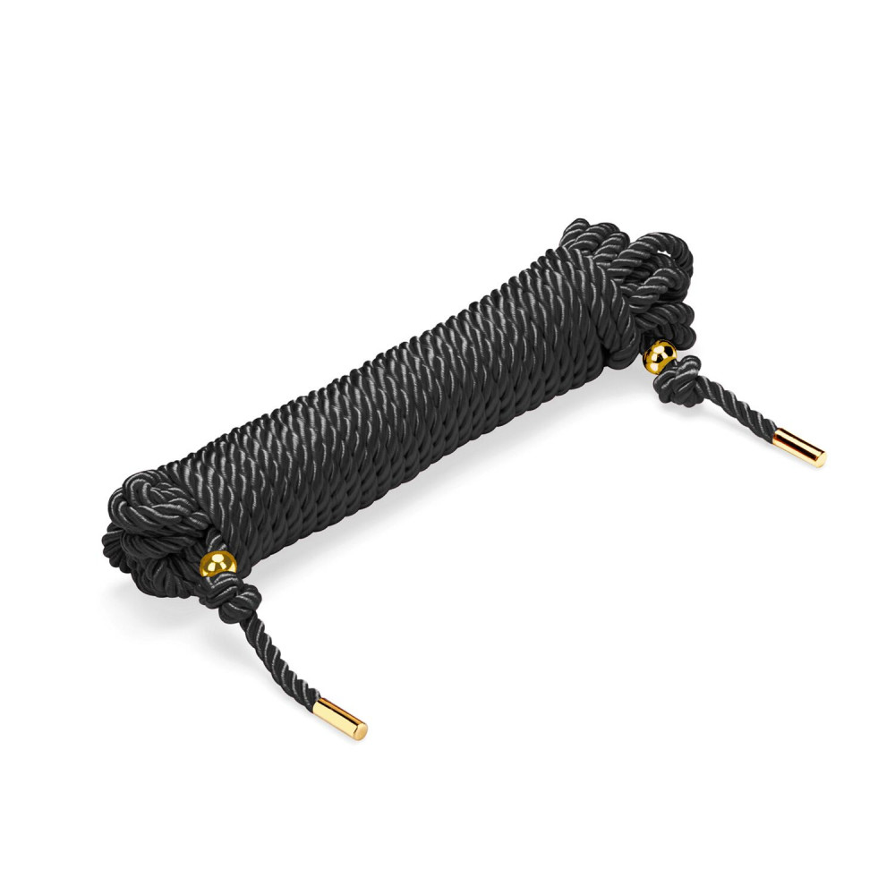 Наручники, веревки, бондажы, поножи - Веревка для Шибари Liebe Seele Shibari 10M Rope Black