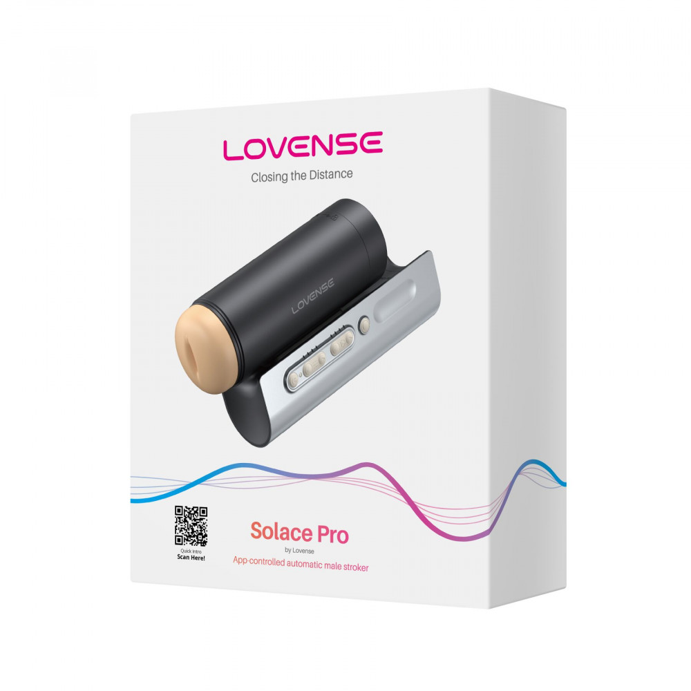 Мастурбаторы с вибрацией - Интерактивный смарт-мастурбатор Lovense Solace Pro 7