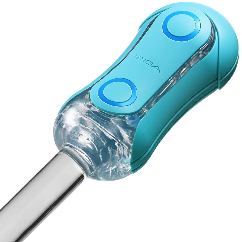 Мастурбаторы без вибрации - Мастурбатор Tenga Flip Orb — Ocean Blue, с изменяемым сжатием, со стимулирующими шариками внутри 9