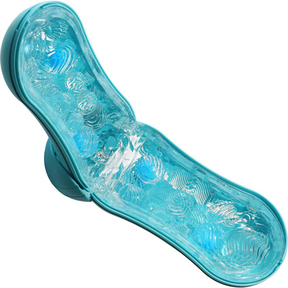 Мастурбаторы без вибрации - Мастурбатор Tenga Flip Orb — Ocean Blue, с изменяемым сжатием, со стимулирующими шариками внутри 1