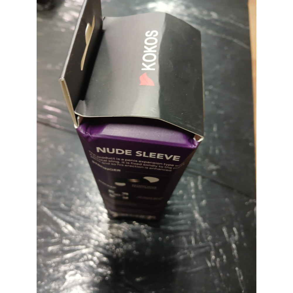 Секс игрушки - Насадка на член Kokos Nude Sleeve NS 001 M (мятая упаковка!!!) 2