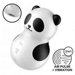 Вакуумный стимулятор с вибрацией Satisfyer Pocket Panda, 12 режимов вибрации, 11 уровней вакуума
