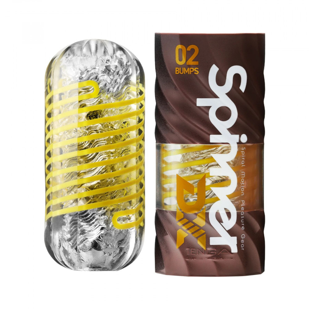 Мастурбаторы без вибрации - Мастурбатор Tenga Spinner DX 02 Bumps