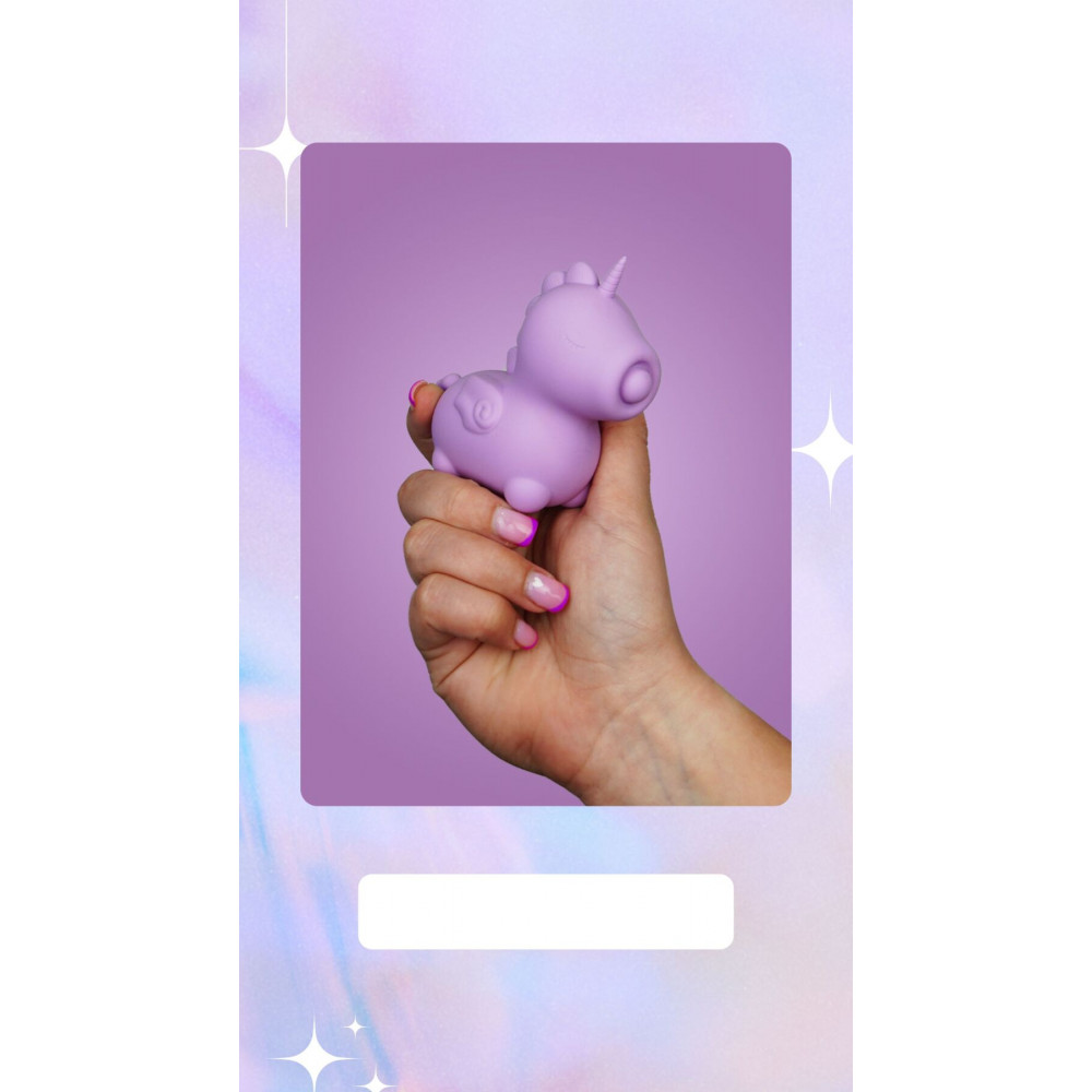 Вібропулі та міні-вібратори - Вібратор-єдиноріжка Unihorn – Karma Lilac, з пульсацією 6