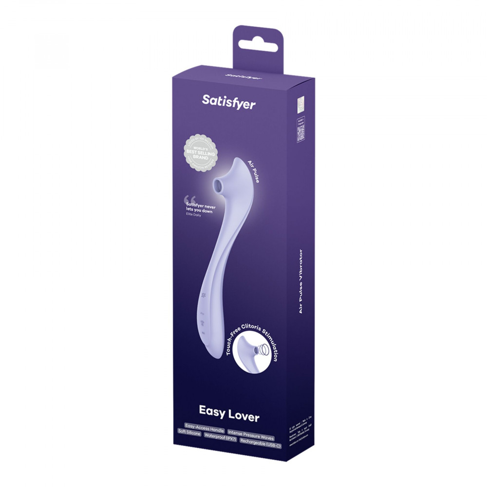 Вакуумный вибратор - Вакуумный клиторальный стимулятор Satisfyer Easy Lover 4