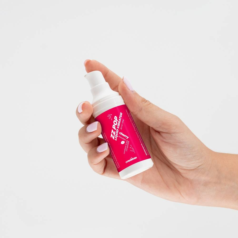 Різне - Рідкий вібратор із смаком вишні Crushious Zz Pop, 30 мл 3