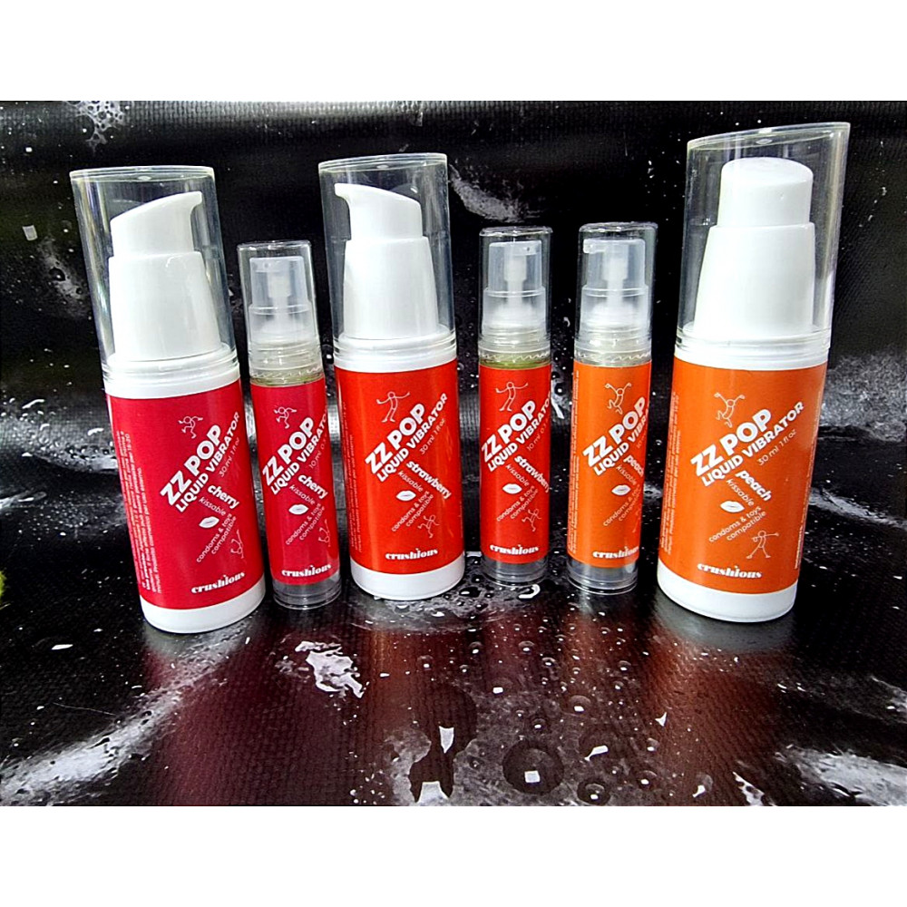 Різне - Рідкий вібратор із смаком вишні Crushious Zz Pop, 30 мл 8