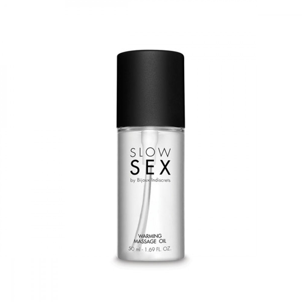 Массажные масла - Разогревающее съедобное массажное масло WARMING MASSAGE OIL Slow Sex Bijoux Indiscrets (Испания) 1