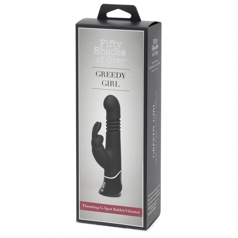 Секс игрушки - Вибратор с поступательными движениями Коллекция: Greedy Girl 2019 для клитора и точки G Fifty Shades of Grey, UK 1