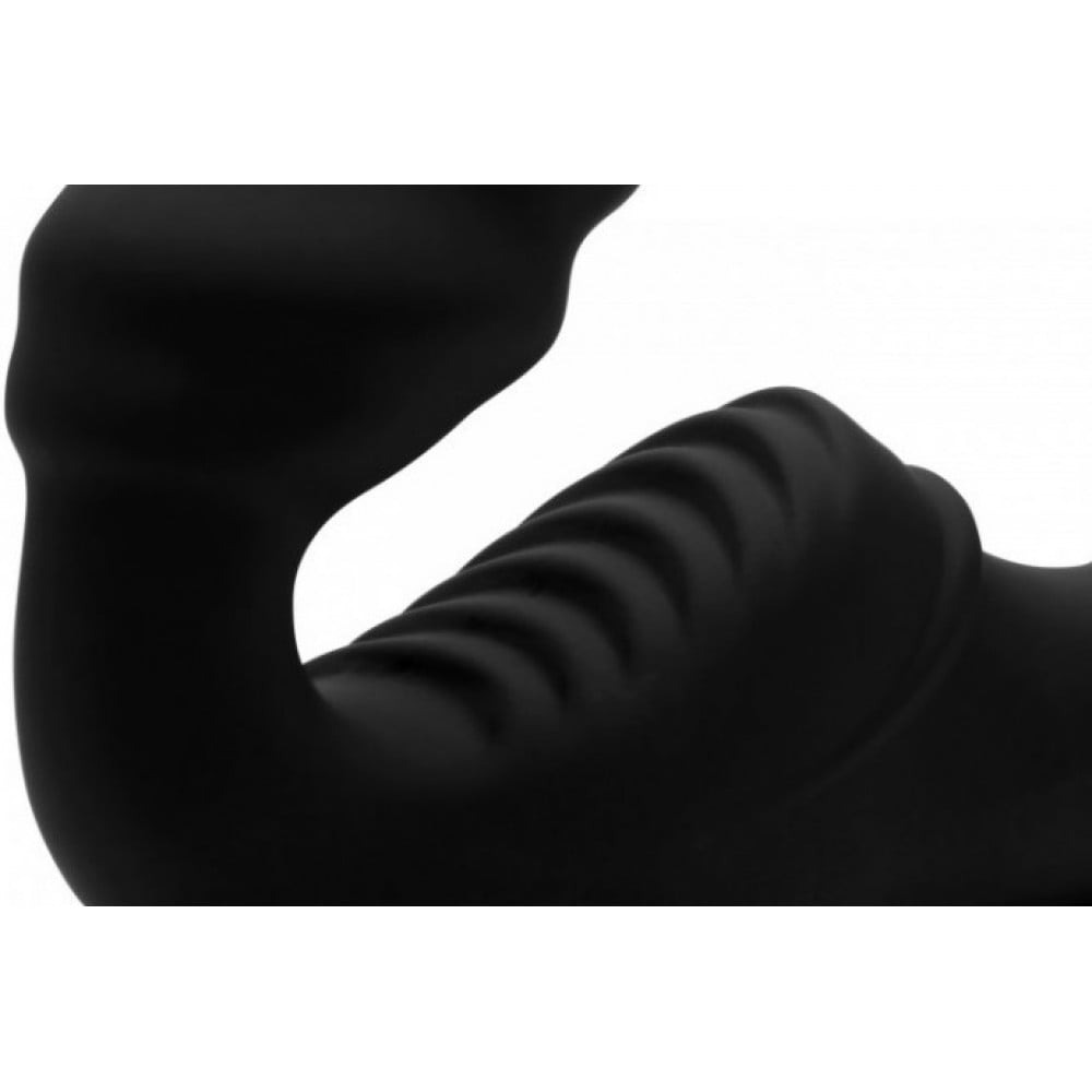 Секс игрушки - Безремневой страпон с вибрацией Pro Rider Strapless Strap-on Vibrator с пультом 3