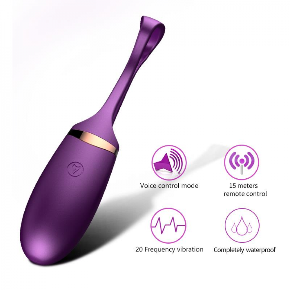 Вибратор - Виброяйцо с пультом ДУ - Vibrating Silicone Love EGG USB, BS6300002 6