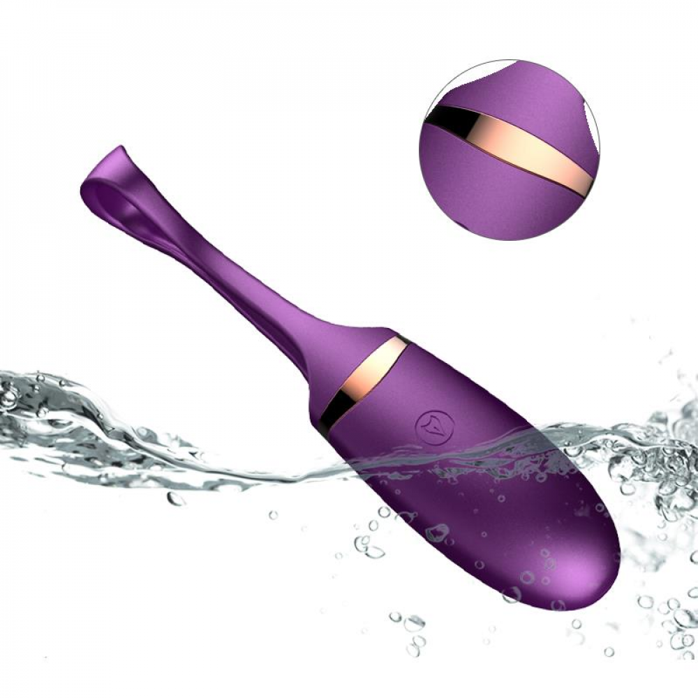 Вибратор - Виброяйцо с пультом ДУ - Vibrating Silicone Love EGG USB, BS6300002 8