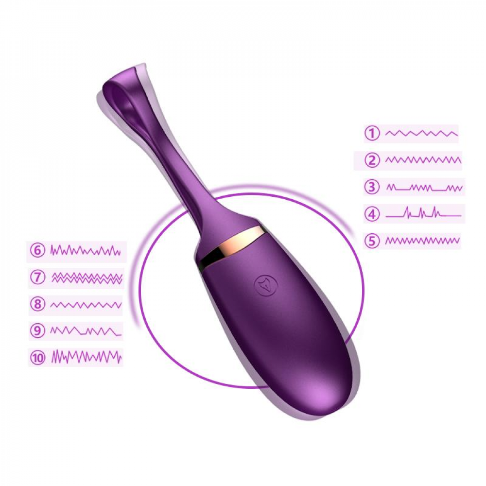 Вибратор - Виброяйцо с пультом ДУ - Vibrating Silicone Love EGG USB, BS6300002 2