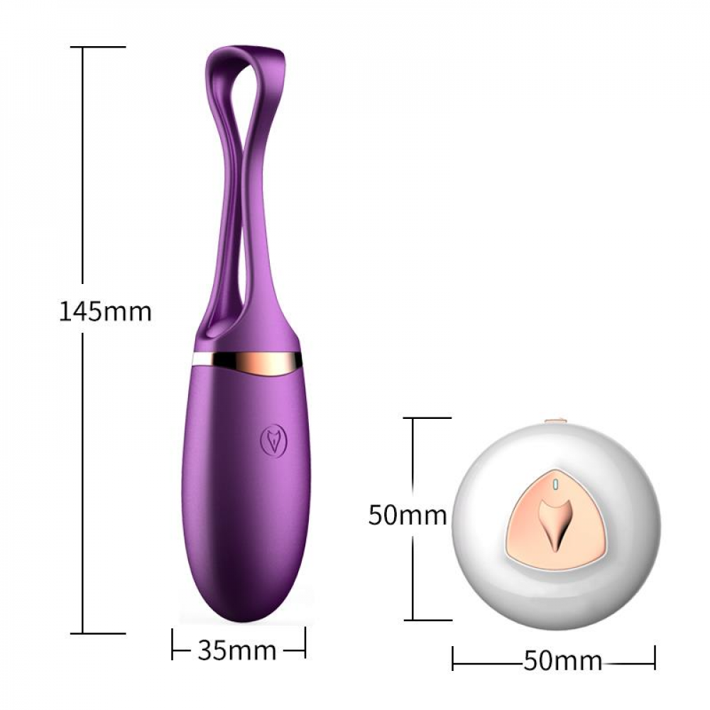 Вибратор - Виброяйцо с пультом ДУ - Vibrating Silicone Love EGG USB, BS6300002 4