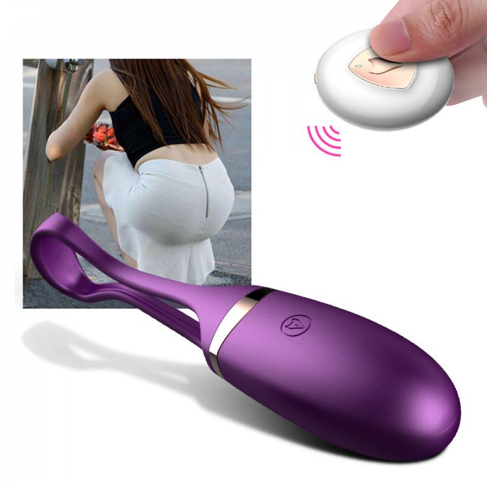 Вибратор - Виброяйцо с пультом ДУ - Vibrating Silicone Love EGG USB, BS6300002 3