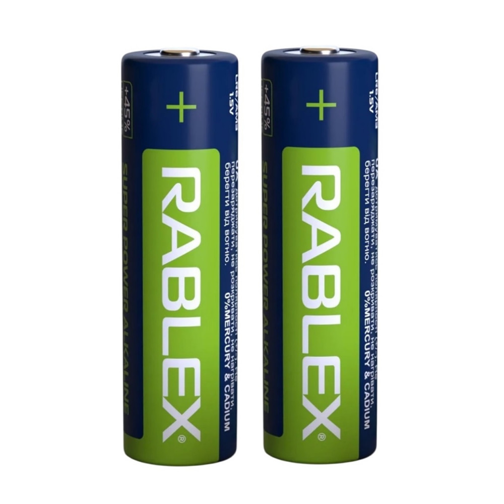 Разное - Батарейка щелочная RABLEX Alkaline LR6 AA Shrink ( 2 шт )