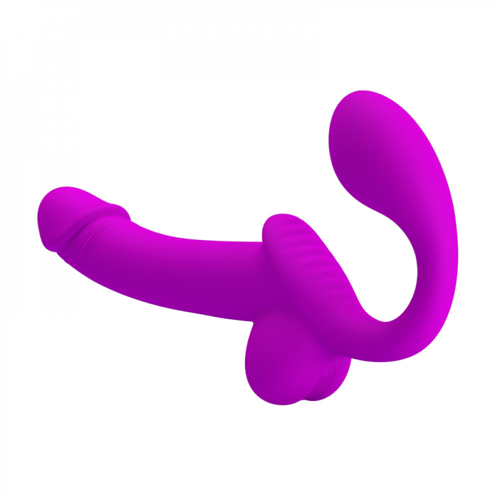 Страпони - Безремневий страпон Pretty Love Kelpie з імітацією сім'явипорскування, 25 х 3.9 см 4