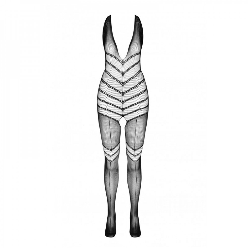 Разное - Бодистокинг с открытым доступом Passion BS100 black, S/L 2