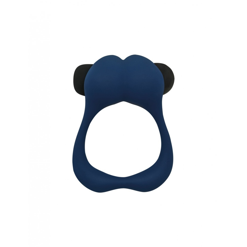 Разное - Эрекционное виброкольцо Alive Nutty синее 1