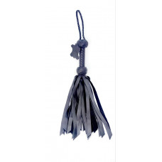 Флоггер кожа Ds Fetish Calf Leather Flogger Round Knotting XA313