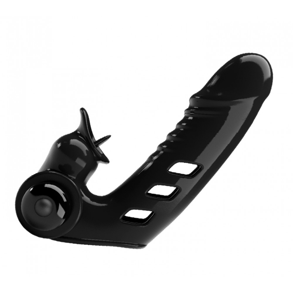 Різне - Кліторальний стимулятор на палець Pretty Love-Corbin Finger Black, BI - 014859 2