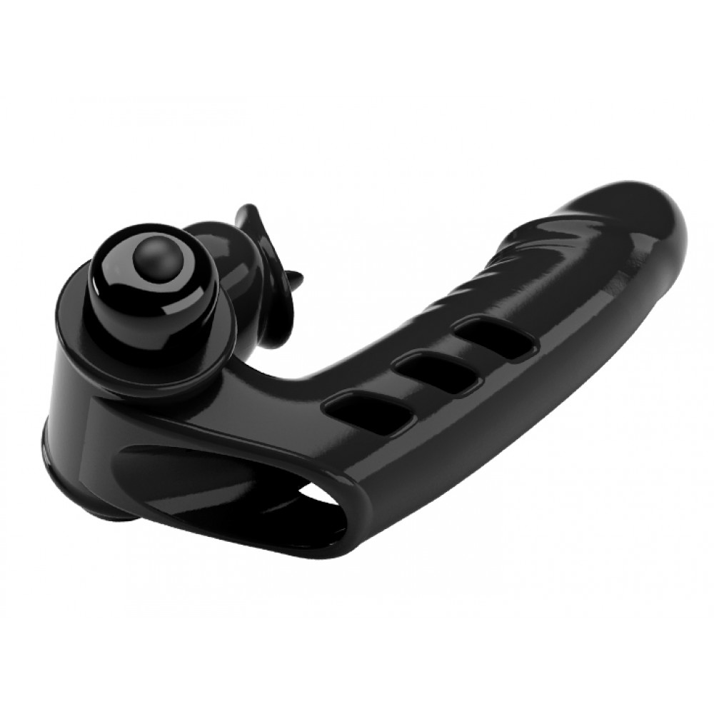 Різне - Кліторальний стимулятор на палець Pretty Love-Corbin Finger Black, BI - 014859 4