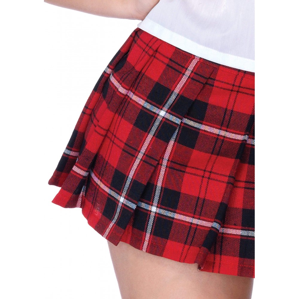 Эротическое белье - Костюм школьницы Leg Avenue Private School Sweetie, 4 предмета, S 3