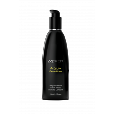 Лубрикант на водной основе гипоаллергенный без глицерина WICKED AQUA SENSITIVE 240ML