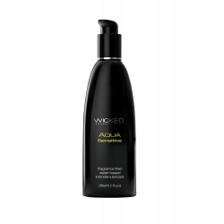 Лубрикант на водной основе гипоаллергенный без глицерина WICKED AQUA SENSITIVE 240ML