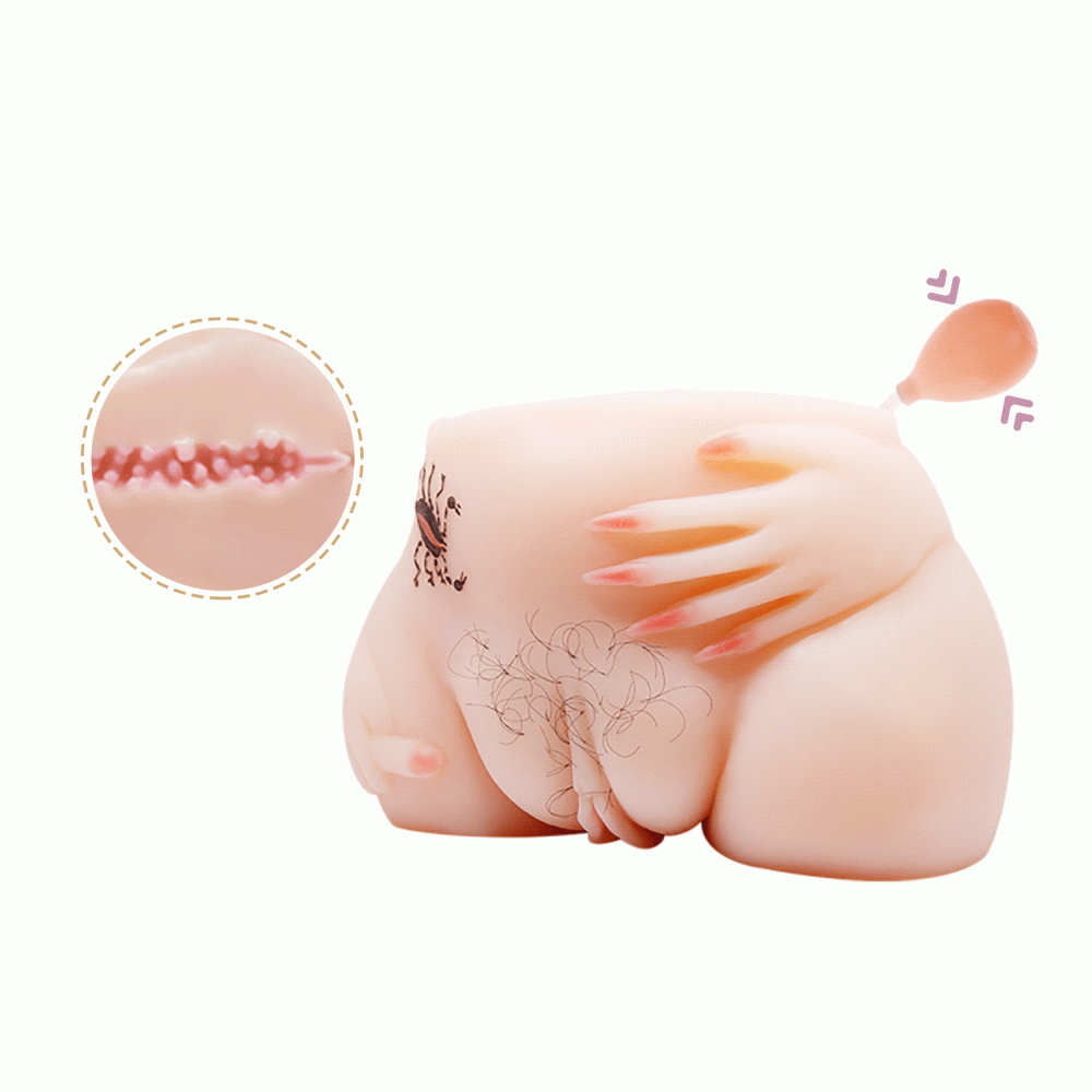 Мастурбаторы вагины - Мастурбатор вагина-анус с ротацией, вибрацией, функцией подогрева и звуковым сопровождением BAILE - SUPERCLIMAX, BM-009039Q 5