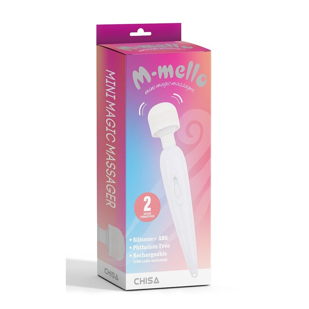 Разное - Мини-вибратор микрофон Chisa M-Mello, белый 4